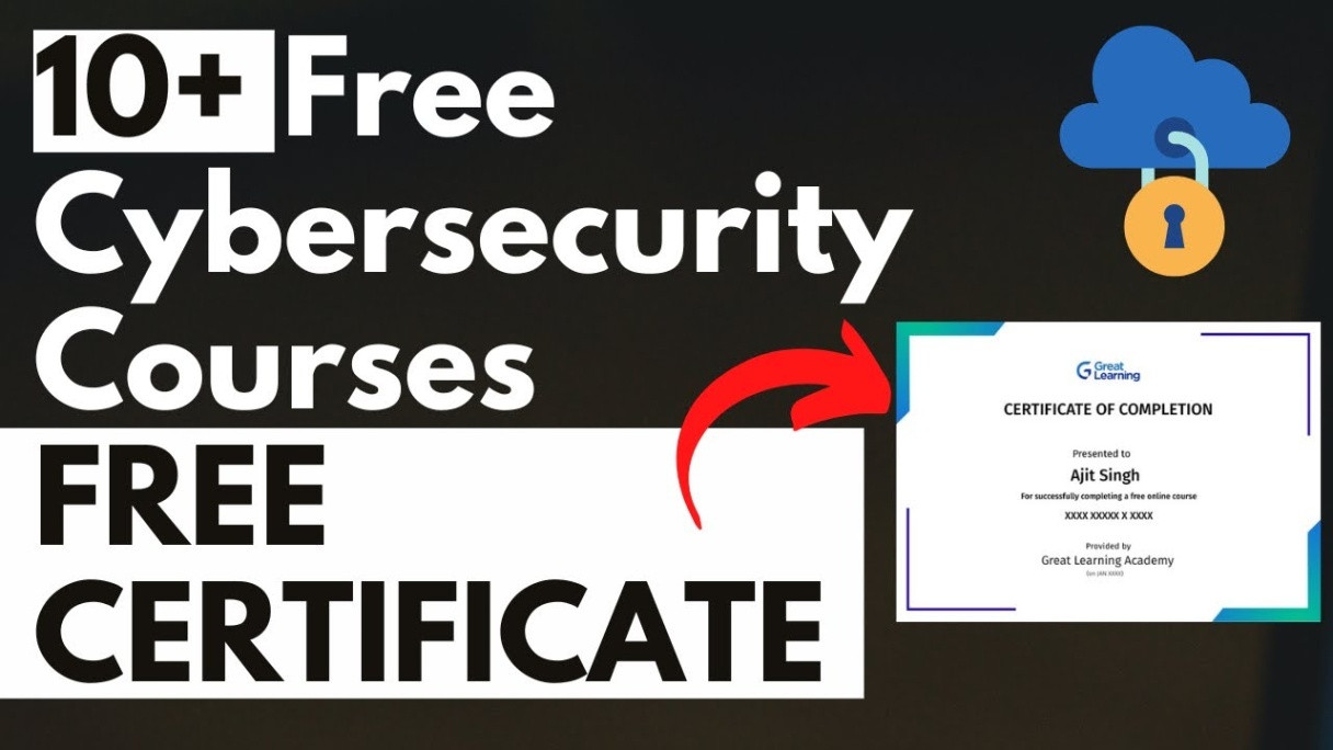 Get Your Free Cybersecurity Certificate And Boost Your Online Safety!
